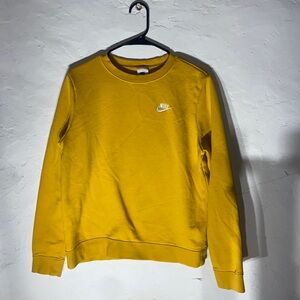 (Available) Yellow Nike Fleece Sweater